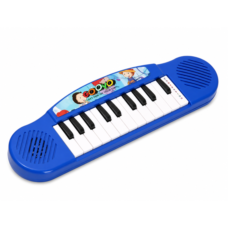 Kids Piano Keyboard Toy with Music & Sound, Mini Electronic Musical Toy for Boys & Girls, Learning & Educational Keyboard (Blue)