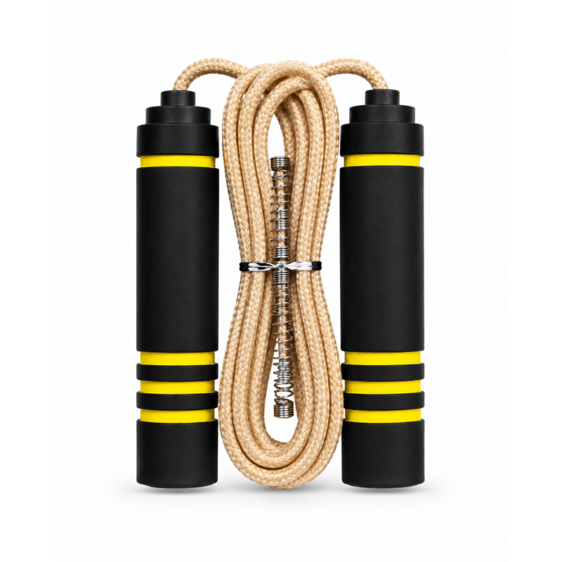 Adjustable Jump Rope for Fitness & Exercise | Speed Skipping Rope with Comfortable Grip Handles | Cardio Workout Rope for Men, Women & Kids