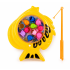 Fishing Game Toy for Kids – Rotating Fish Catching Game with Fishing Rod, Manual Fish Catching Toy for Boys & Girls (3+ Years)