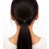 Black Hair Ties Band for Women & Girls | Soft Stretch Elastic Ponytail Holders | No Damage Hair Bands | Daily Use Hair Accessories | Pack of 20