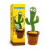 Dancing Cactus Talking Toy with Repeat Voice Recording, Singing, Dancing, LED Lights & Mimic Function | Interactive Musical Plush Cactus Toy for Kids Boys & Girls (3+ Years)