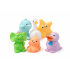Colorful Bath Toys Set for Kids (6 Pcs) | Soft Rubber Water Toys for Babies & Toddlers | Squeaky Floating Animal Toys for Bathroom Play | Safe Non-Toxic Kids Toy Set