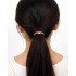 Hair Elastic Bands with Metal Clasp for Women & Girls (Pack of 20) | Soft Stretch Ponytail Holders | No Damage Hair Ties | Multicolor Hair Accessories