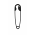 Premium Black Safety Pin Hair Clip for Women & Girls | Large Bun Holder Hair Pin | Strong Grip Hair Styling Clip | 14 cm Matte Finish Hair Accessory