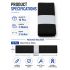 Super Star Hair Ribbon Black for Girls & Women | Premium Satin Fabric Ribbon for Hair Braiding, Ponytail, School Uniform, Dance & Festival Hairstyles