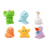 Colorful Bath Toys Set for Kids (6 Pcs) | Soft Rubber Water Toys for Babies & Toddlers | Squeaky Floating Animal Toys for Bathroom Play | Safe Non-Toxic Kids Toy Set