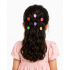 Plastic Mini Fruit Hair Clips Pack of 75 for Girls & Kids | Colorful Strawberry Mini Claw Hair Clips | Cute Small Hair Accessories for Toddlers, School, Daily Wear & Party