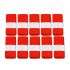 Super Star Hair Ribbon Red for Girls & Women | Premium Satin Fabric Ribbon for Hair Braiding, Ponytail, School Uniform, Dance & Festival Hairstyles