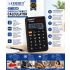 Orbit OT-200N Check & Correct Calculator | 8 Digit Desktop Calculator with Solar & Battery Power | Portable Office Calculator for School, Home & Business
