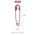 Large Safety Pin Hair Clip for Women | Bun Hair Pin with Strong Hold | Stylish French Hair Pin for Long & Thick Hair | Elegant Hair Bun Clip for Daily Wear, Office & Party | Hair Styling Accessory