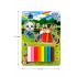 Pack of 3 Colorful Modelling Clay Set for Kids with Shape Cutters | 8 Assorted Non-Toxic Clay Sticks | DIY Art & Craft Learning Toy | Ages 3+