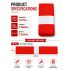 Super Star Hair Ribbon Red for Girls & Women | Premium Satin Fabric Ribbon for Hair Braiding, Ponytail, School Uniform, Dance & Festival Hairstyles