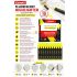 Luxor Fluorescent Highlighter Pen Collection | Pack of 10 Yellow Highlighter Markers | Chisel Tip | Fast Dry Smudge-Free Ink | Office, School, Study & Journaling