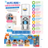 Cute Mini Toy Water Dispenser for Kids with Cup | Colourful Pretend Play Water Cooler | BPA-Free Plastic Educational Toy | Mini Water Dispenser Gift for Boys & Girls