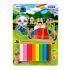 Pack of 3 Colorful Modelling Clay Set for Kids with Shape Cutters | 8 Assorted Non-Toxic Clay Sticks | DIY Art & Craft Learning Toy | Ages 3+