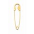 Gold Safety Pin Hair Clip for Women | Large Metal Hair Pin | Elegant Bun Holder Hair Accessory | Fashion Hair Clip for Daily Wear, Party & Wedding | 14 cm
