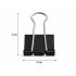 LACCO Binder Clips 19mm – Pack of 48 Pcs | Premium Black Metal Paper Binder Clips | Strong Office Clips for Documents, Files, School & Home Organization