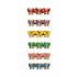 Gold Butterfly Hair Clips for Women & Girls | Gold-Framed Colorful Butterfly Hair Barrettes | Elegant Metal Hair Clip | Pack of 6 PCS