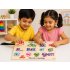 Colourful Tamil Wooden Puzzle Board for Kids | Tamil Uyir Ezhuthukkal Learning Toy | Educational Wooden Alphabet Puzzle with Knobs