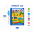 Magic Water Coloring Book Set for Kids – 6 Reusable Water Painting Books with 6 Water Pens, No-Mess Drawing & Writing Activity Book, Educational Learning Toy for Boys & Girls 3+ Years