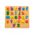 Small Wooden Small ABCD Puzzle Board for Kids – Colorful Alphabet Learning Educational Toy for Boys & Girls (3+ Years)
