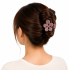 Pack of 12 Flower Shape Mini Hair Claw Clips for Women & Girls | Matte Finish Strong Hold Hair Clutch Clips | Multicolor Cute Hair Accessories