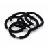 Black Hair Ties Band for Women & Girls | Soft Stretch Elastic Ponytail Holders | No Damage Hair Bands | Daily Use Hair Accessories | Pack of 20