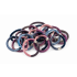 Hair Elastic Bands with Metal Clasp for Women & Girls (Pack of 20) | Soft Stretch Ponytail Holders | No Damage Hair Ties | Multicolor Hair Accessories