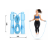 Blissful Blue Jump Rope with Counter for Kids | Adjustable Skipping Rope with Built-in Jump Counter | Fitness Exercise Rope for Boys & Girls