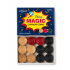 Magic Carrom Coins Set for Kids & Adults | 24 Pieces Wooden Carrom Men Box
