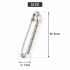 Silver Rhinestone Saree Pin with Pearl | Decorative Safety Pin Brooch for Saree, Dupatta, Shawl & Hijab | Women's Fashion Accessory (5 cm)