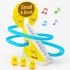 Duck Slide Toy Set for Kids | Small Ducks Stair Climbing Track Toy with Music & Lights | Escalator Duck Track Playset | Battery Operated Educational Toy for Boys & Girls (Multicolor)