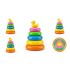 Baby Stacking Rings Toy with Duck Top | Colorful Rainbow Stacker for Toddlers | Educational & Motor Skill Development Toy for Kids (0–3 Years)