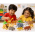 Wild Animal Toy Set for Kids (12+ Pieces) | Jungle Animal Figurines with Trees | Educational Learning Toys for Toddlers | Zoo Animal Play Set for Boys & Girls (3+ Years)