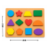 Wooden Shapes Puzzle Board for Kids – Colourful Educational Shape Sorting Learning Toy for Boys & Girls (3+ Years)