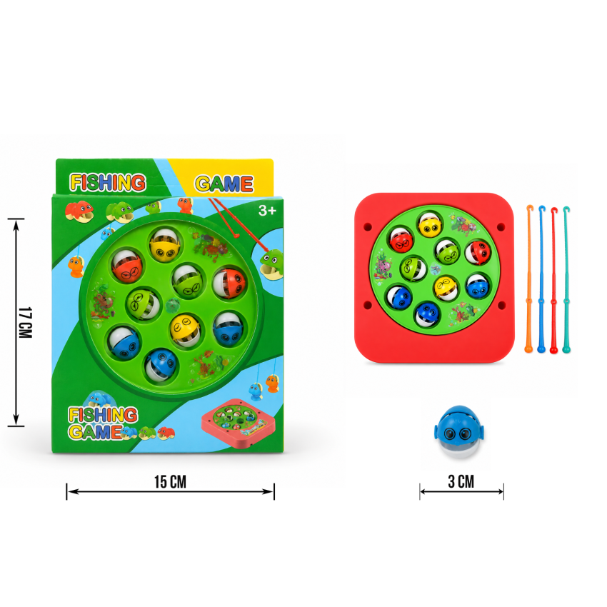 Kids Fishing Game Toy Set for Boys & Girls | Colorful Magnetic Fishing Board Game | Educational Fun Toy for Kids Age 3+