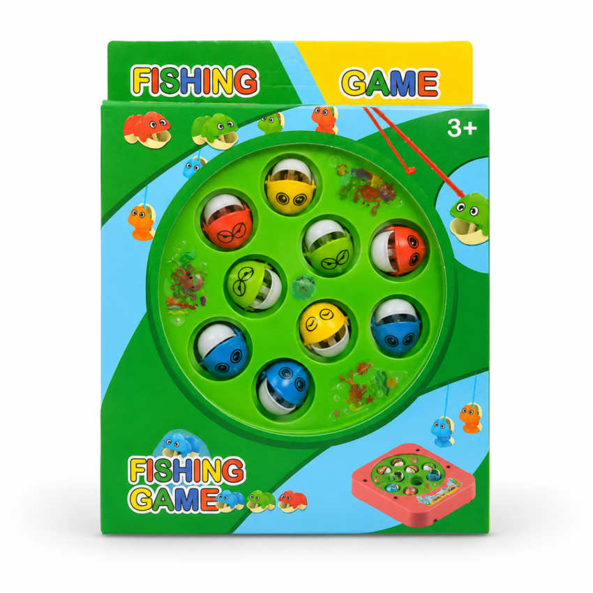 Kids Fishing Game Toy Set for Boys & Girls | Colorful Magnetic Fishing Board Game | Educational Fun Toy for Kids Age 3+