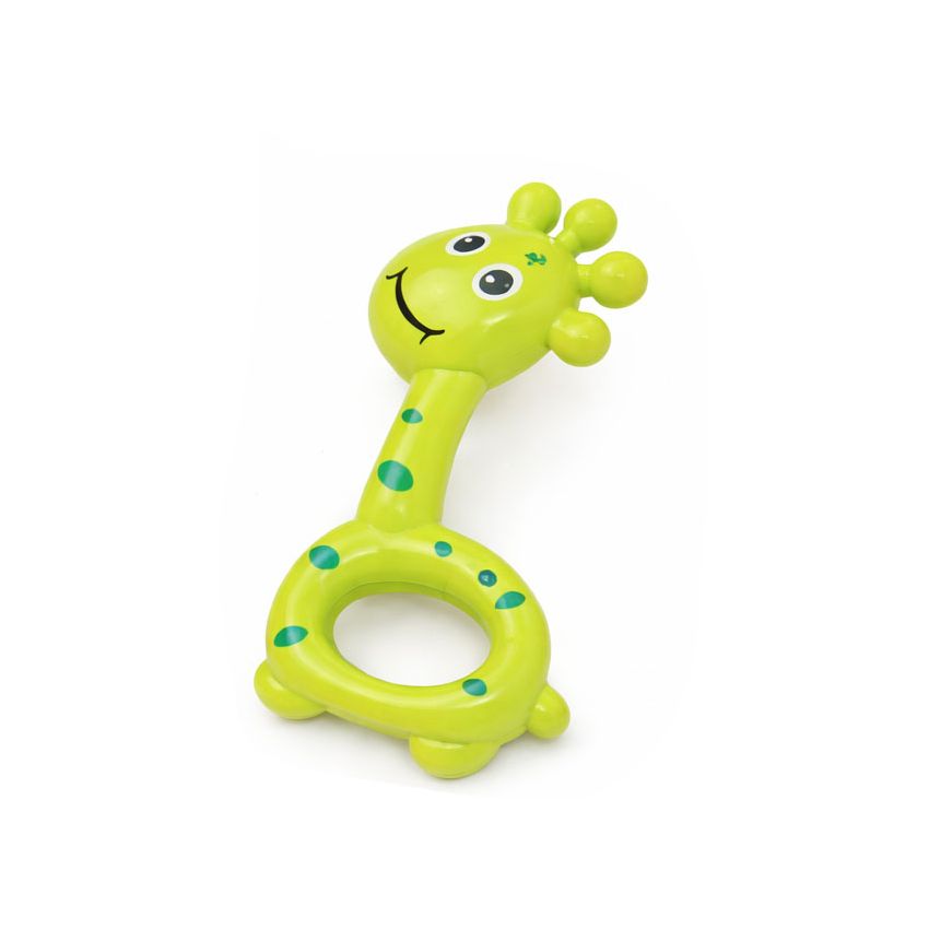 Baby Rattle Toy Set for Newborn (0M+) | Colorful Soft Plastic Infant Toys | Easy Grip Hand Teethers & Sensory Development | 4 Pieces Gift Set