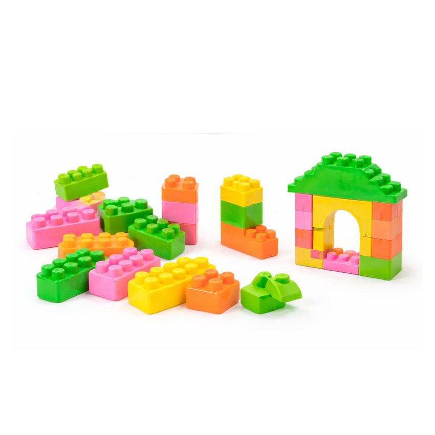 Big Building Blocks Toy Set for Kids | Colorful Jumbo Plastic Blocks | Educational Learning & Stacking Toy | Creative Play Set for Boys & Girls (3+ Years)