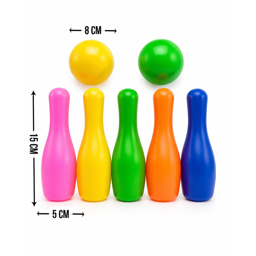 Kids Bowling Game Toy Set for Boys & Girls (3+ Years) | Colorful Mini Bowling Set with Balls & Pins | Indoor Fun Sports Toy | Educational Play Set for Toddlers