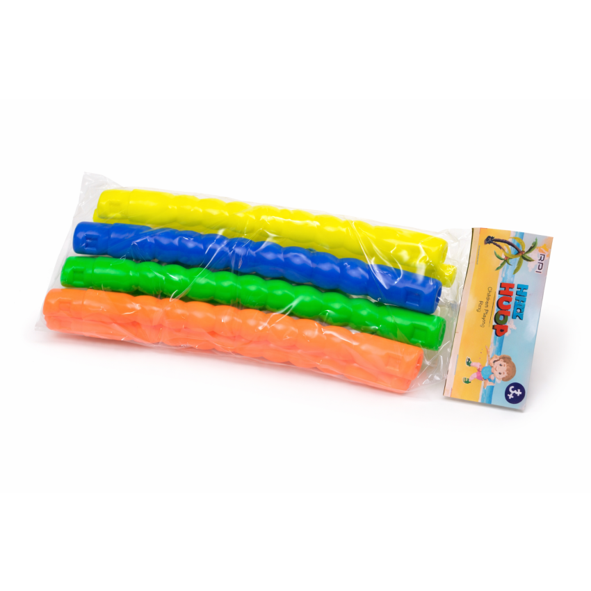 Kids Hula Hoop Toy | Colorful Snap Fit Hoop Set | Detachable Plastic Exercise Hoop for Kids | Indoor Outdoor Fun Fitness Toy for Boys & Girls (3+ Years)