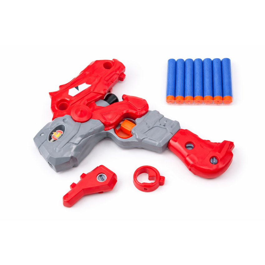 Dinosaur Soft Bullet Gun Toy for Kids | Foam Dart Blaster Set with Refill Bullets | Safe Soft Shooting Toy Gun for Boys & Girls | Dino Shooter Toy Gift Set